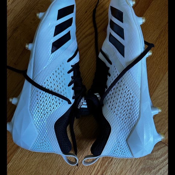Adidas  Adizero Men\'s Cleats 13 black and crystal white main image 12